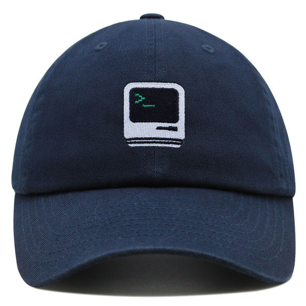 Vintage Computer Premium Dad Hat Embroidered Baseball Cap Old School