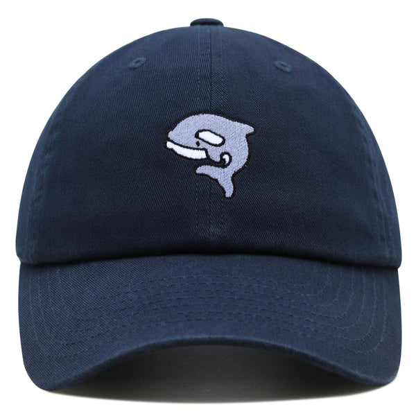 Orca Whale Premium Dad Hat Embroidered Cotton Baseball Cap Ocean Trip