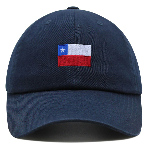 Chile Flag Premium Dad Hat Embroidered Cotton Baseball Cap Country Flag Series