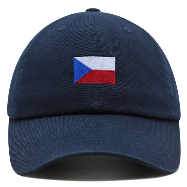 Czech Republic Flag Premium Dad Hat Embroidered Cotton Baseball Cap Country Flag Series