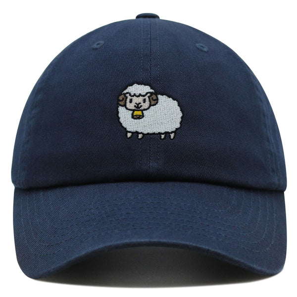 Cute Sheep Premium Dad Hat Embroidered Cotton Baseball Cap