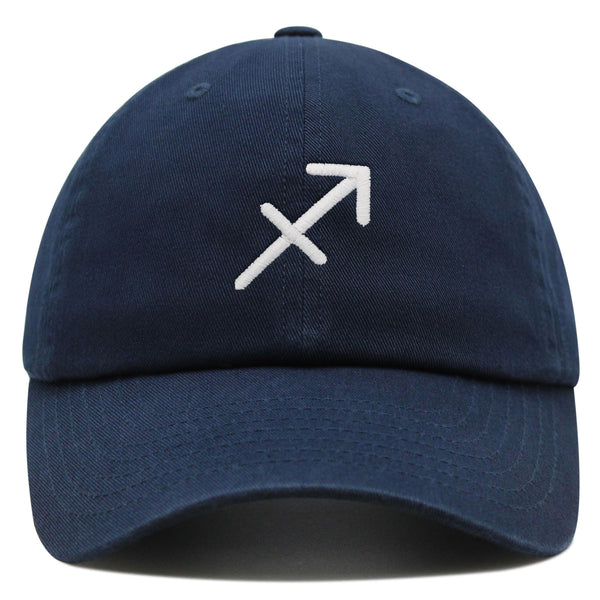 Sagitarius Premium Dad Hat Embroidered Cotton Baseball Cap Zodiac Symbol