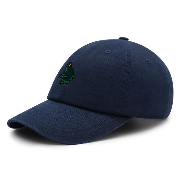 Frog Premium Dad Hat Embroidered Baseball Cap Pond