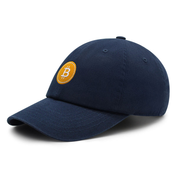 Bitcoin Premium Dad Hat Embroidered Baseball Cap Cryptocurrency Investing