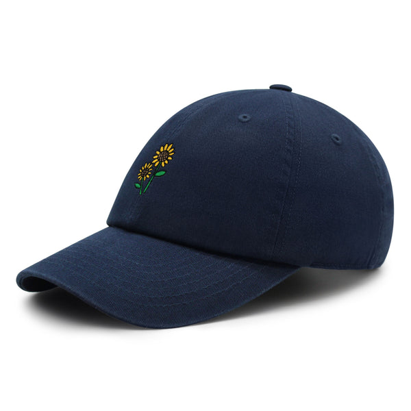 Sunflowers Premium Dad Hat Embroidered Baseball Cap Flower Floral