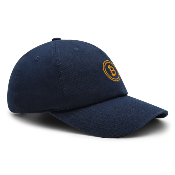 Bitcoin Premium Dad Hat Embroidered Baseball Cap Cryptocurrency