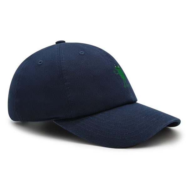 Frog Hi! Premium Dad Hat Embroidered Baseball Cap Cute