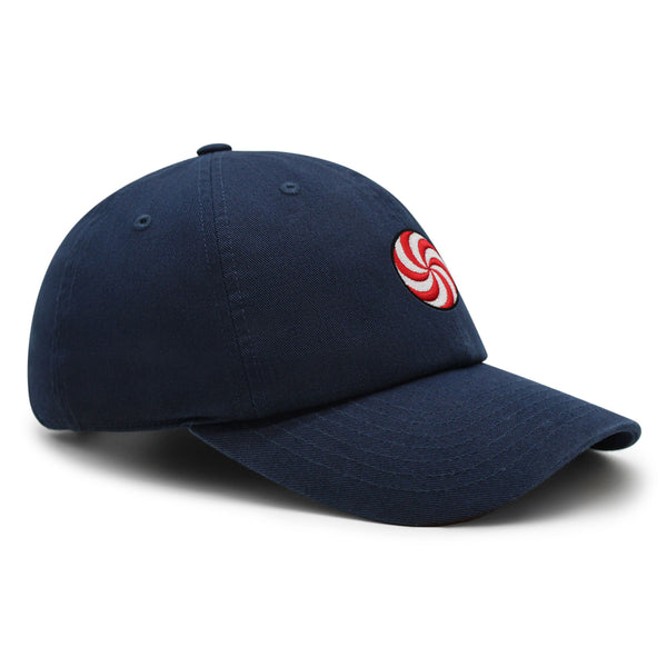 Peppermint Swirl Candy Premium Dad Hat Embroidered Baseball Cap Foodie