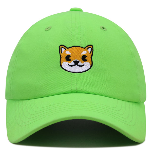 Shiba Premium Dad Hat Embroidered Baseball Cap Dog Puppy