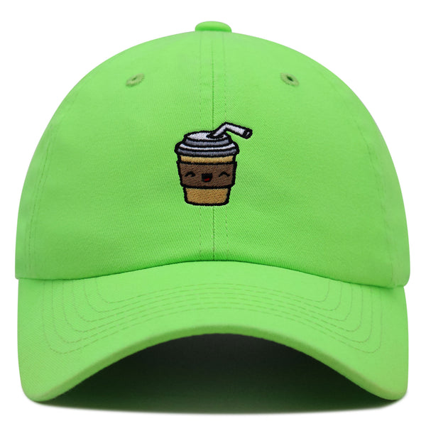 Morning Coffee Premium Dad Hat Embroidered Baseball Cap Latte Americano