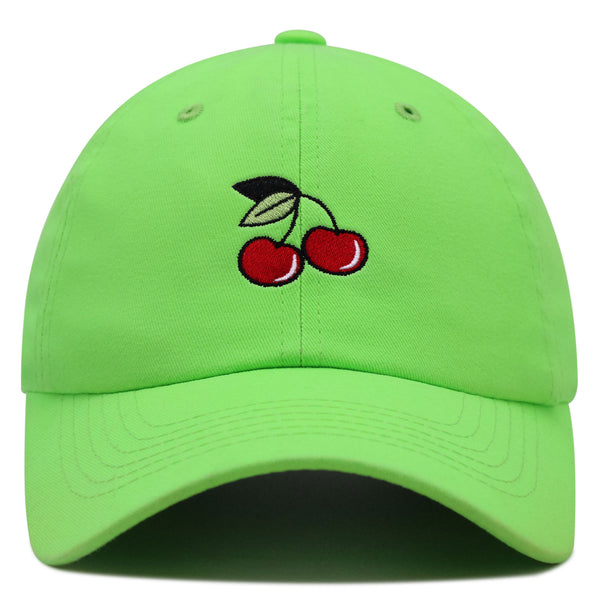 Cherry Premium Dad Hat Embroidered Baseball Cap Fruit