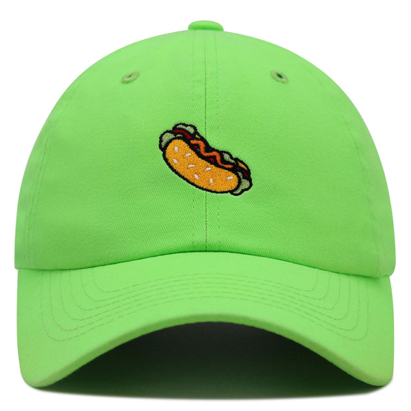 Hot Dog Premium Dad Hat Embroidered Baseball Cap Fast Food