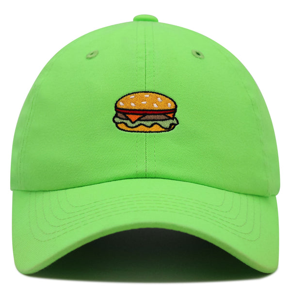 Hamburger Premium Dad Hat Embroidered Baseball Cap Fast Food