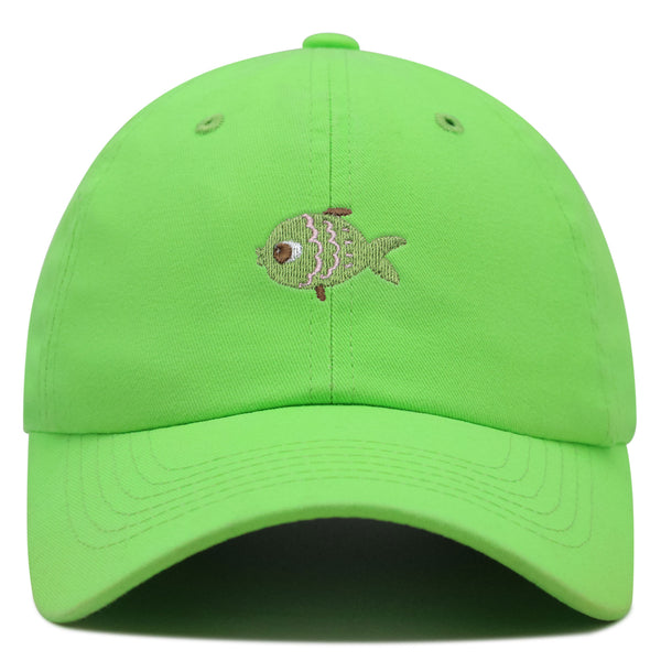 Fish Premium Dad Hat Embroidered Baseball Cap Aquarium