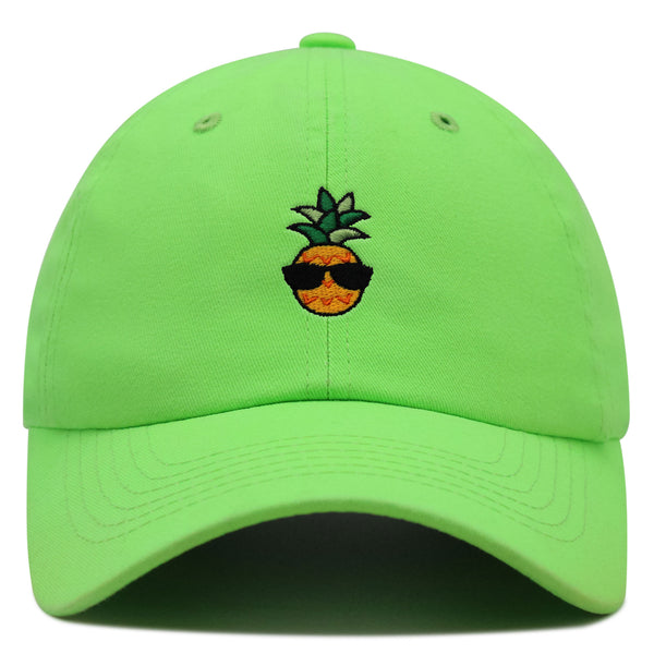 Pineapple Man Premium Dad Hat Embroidered Baseball Cap Sunglasses