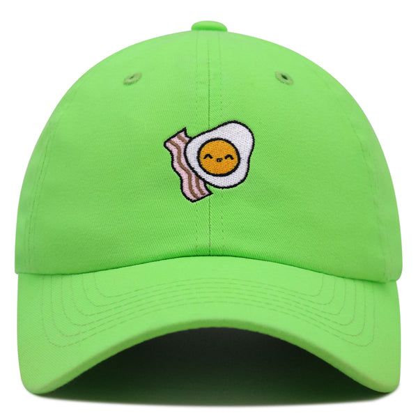 Egg and Bacon Premium Dad Hat Embroidered Baseball Cap Breakfast