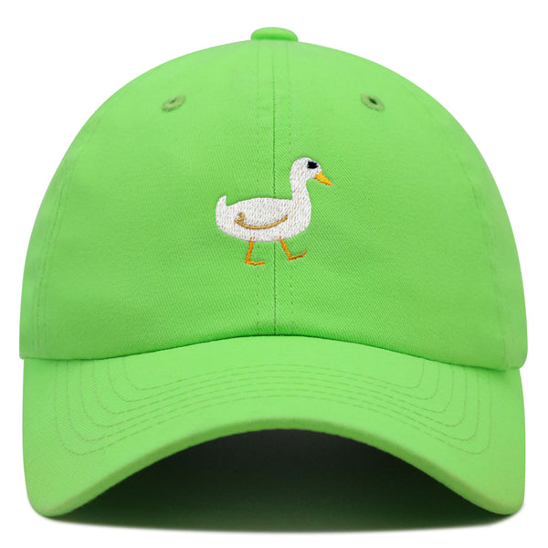 Duck Premium Dad Hat Embroidered Baseball Cap Bird Lake