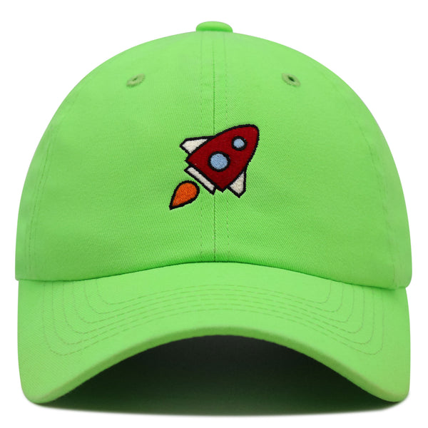 Rocket Premium Dad Hat Embroidered Baseball Cap Space Shuttle