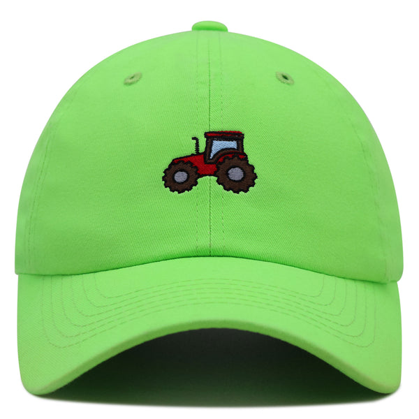 Tractor Premium Dad Hat Embroidered Baseball Cap Construction Farm