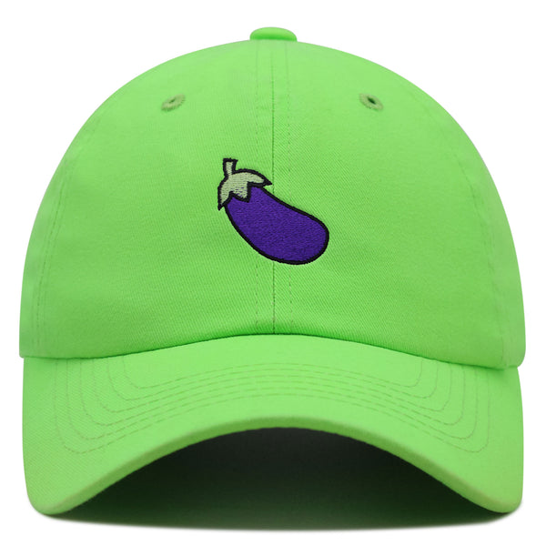 Eggplant Premium Dad Hat Embroidered Baseball Cap Foodie Vegetable