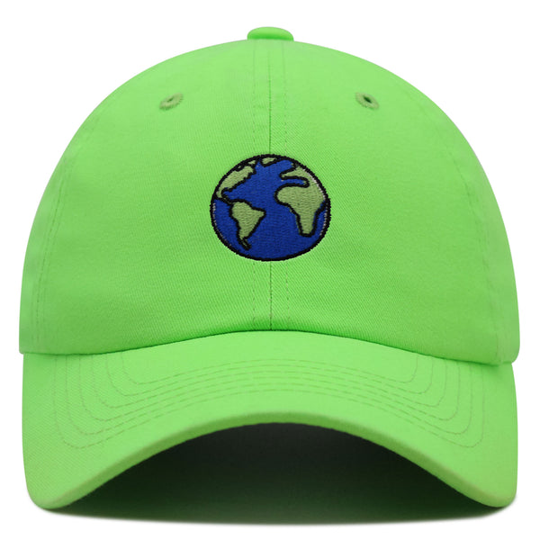 Earth Premium Dad Hat Embroidered Baseball Cap Environment