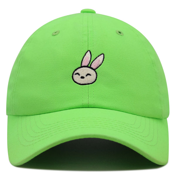 Cute Rabbit Premium Dad Hat Embroidered Baseball Cap Bunny Zoo