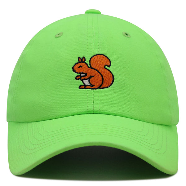 Squirrel Premium Dad Hat Embroidered Baseball Cap Hamster Chipmunks