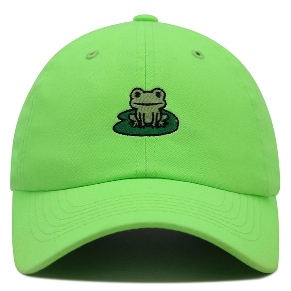 Frog Premium Dad Hat Embroidered Baseball Cap Frog Pond Frog