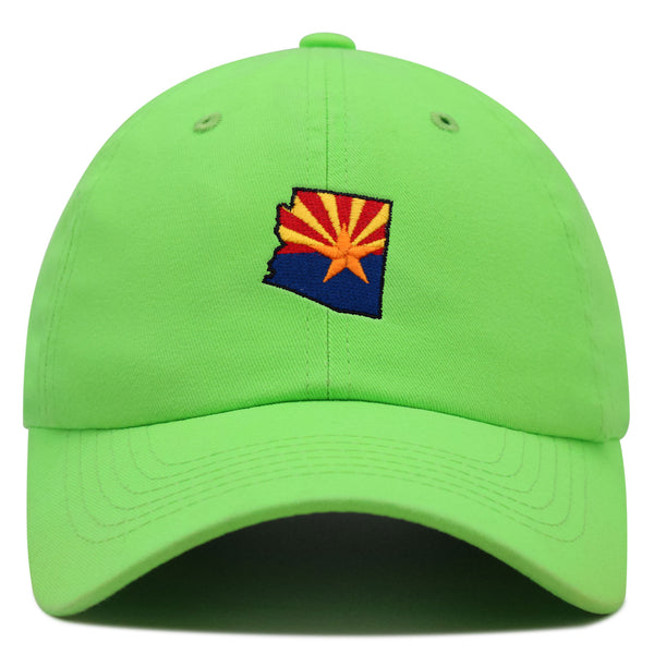 Arizona Flag Premium Dad Hat Embroidered Baseball Cap Arizona Tucson Pheonix