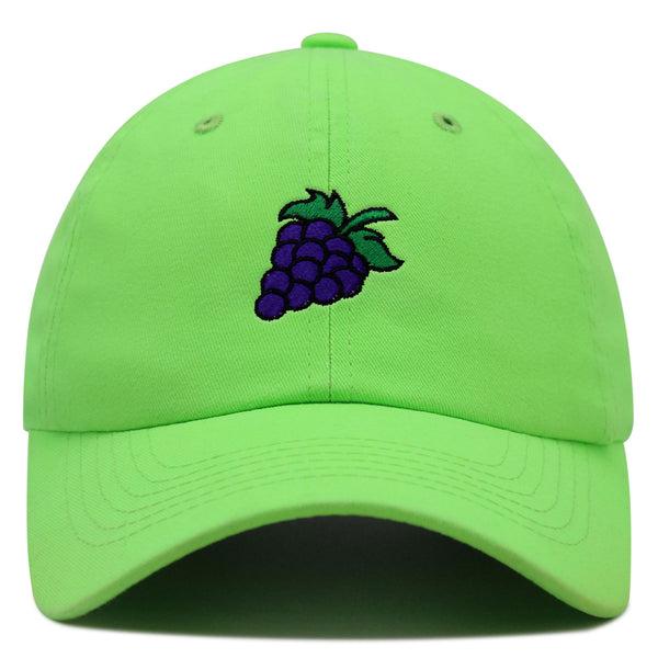 Grape Premium Dad Hat Embroidered Baseball Cap Farm Farmers Vegan