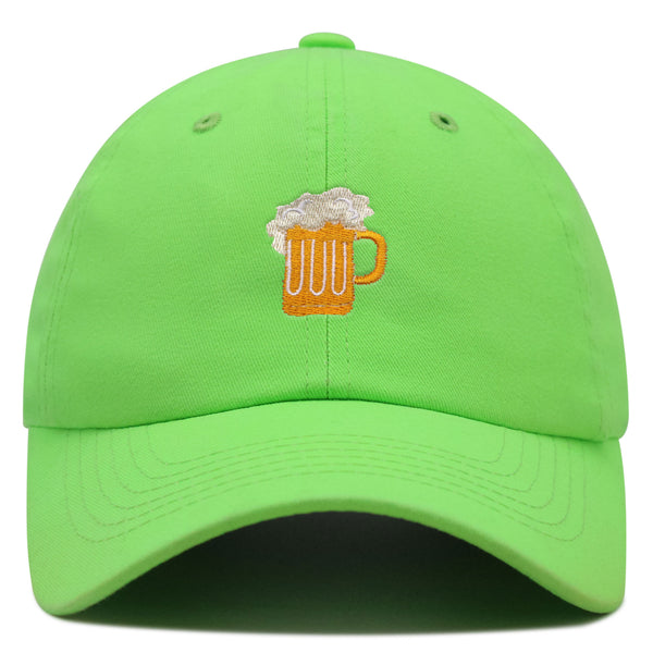 Beer Mug Premium Dad Hat Embroidered Baseball Cap Party