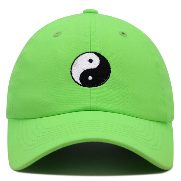 Ying Yang Premium Dad Hat Embroidered Baseball Cap Asian Meditation