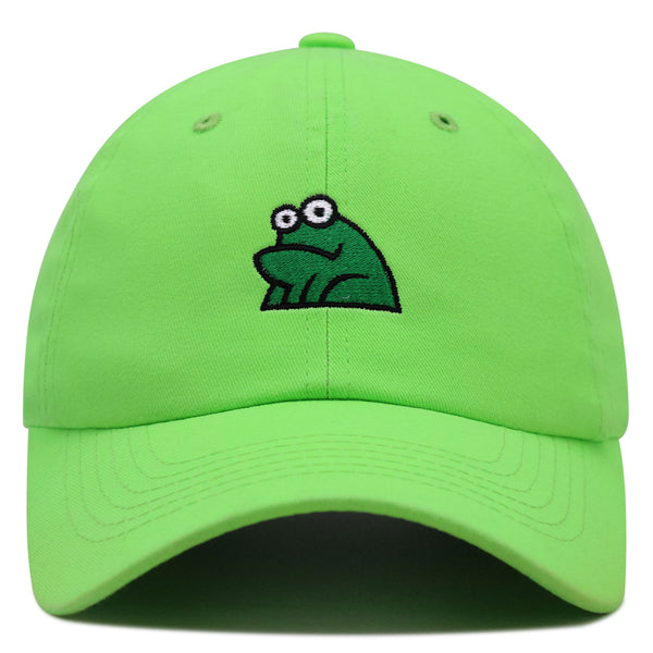 Frog Premium Dad Hat Embroidered Baseball Cap Funny