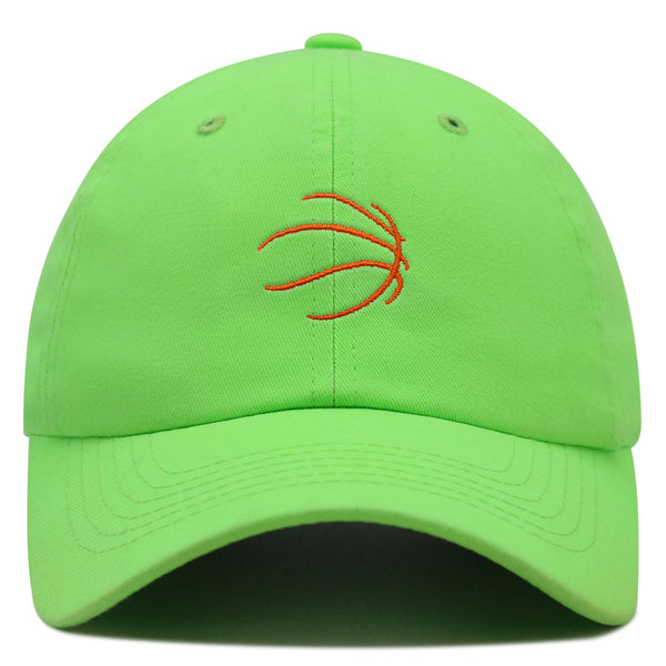 Basketball Silhouette Premium Dad Hat Embroidered Baseball Cap Sports Ball