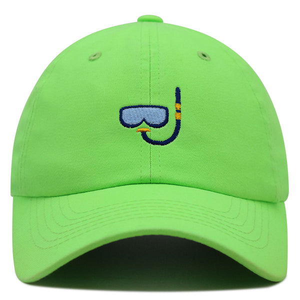 Snorkel Premium Dad Hat Embroidered Baseball Cap Diving Ocean