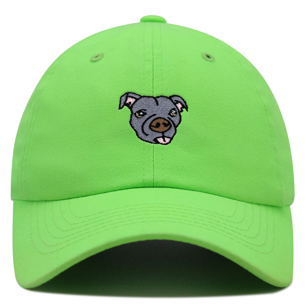 Pitbull Premium Dad Hat Embroidered Baseball Cap Dog Puppy