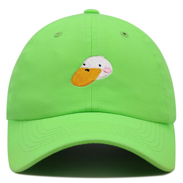 Duck Premium Dad Hat Embroidered Baseball Cap Zoo Bird