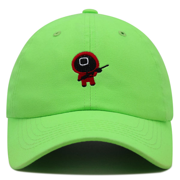 Squidman Premium Dad Hat Embroidered Baseball Cap Game Death