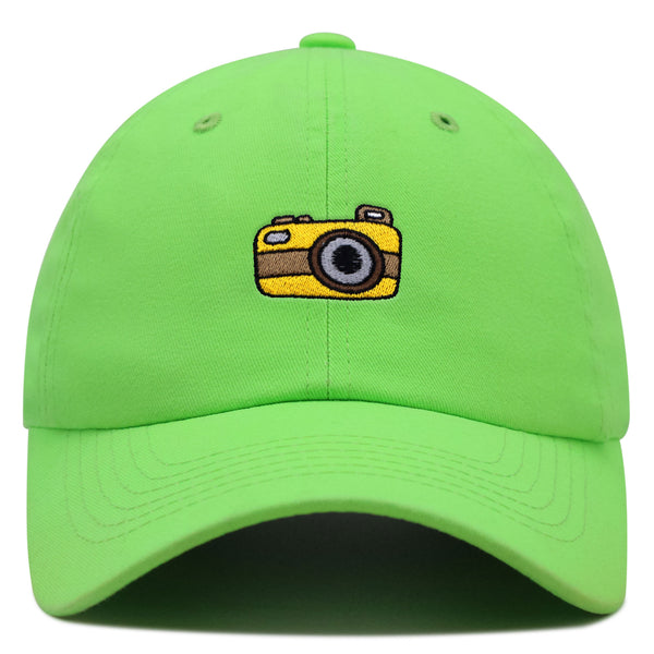 Camera Premium Dad Hat Embroidered Baseball Cap Digital Film