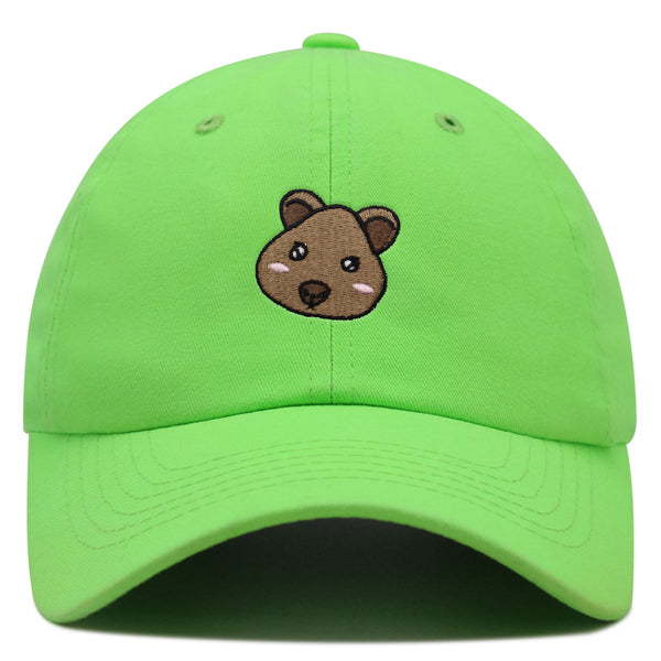 Quokka Face  Premium Dad Hat Embroidered Baseball Cap Cute Animal