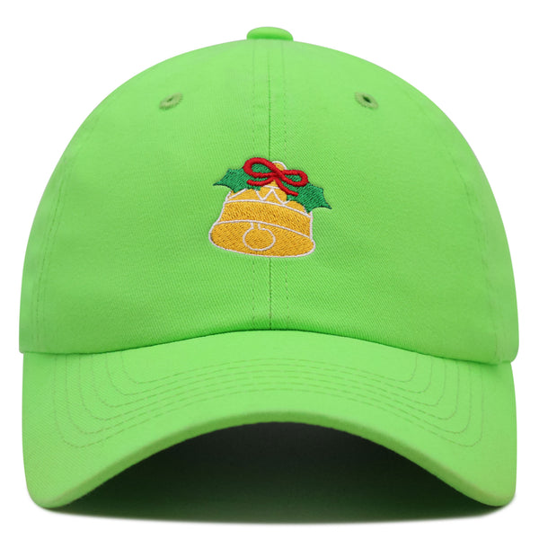 Christmas Premium Dad Hat Embroidered Baseball Cap Bell Gift