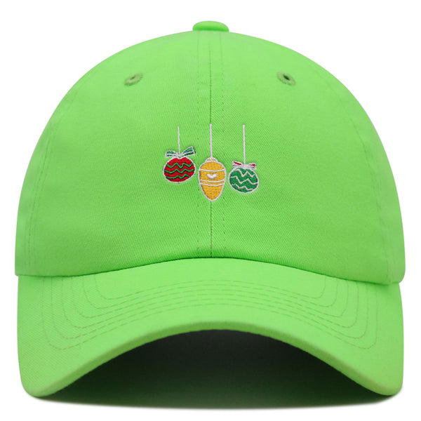 Ornaments Premium Dad Hat Embroidered Baseball Cap Christmas Tree