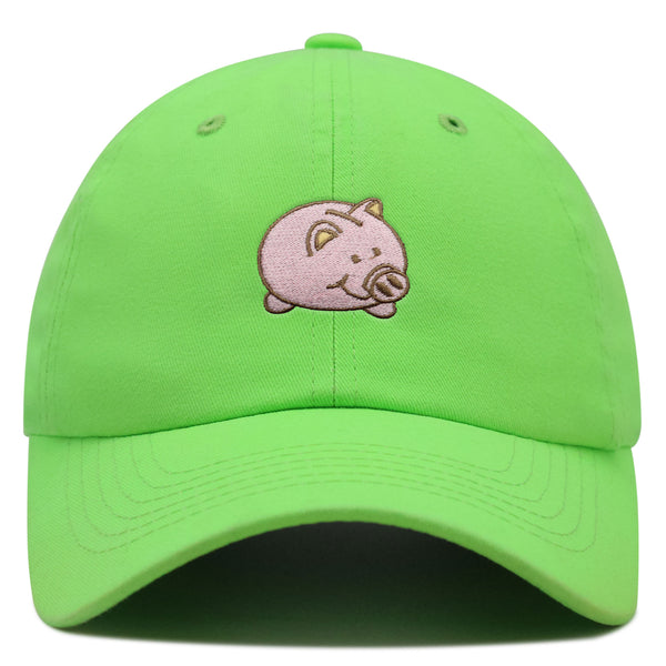 Piggy Bank Premium Dad Hat Embroidered Baseball Cap Coin