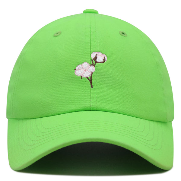 Cotton Flower Premium Dad Hat Embroidered Baseball Cap Tree