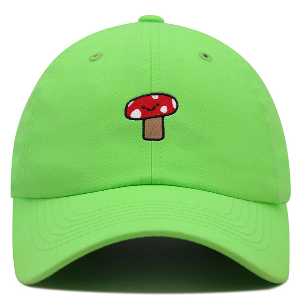 Mushroom Premium Dad Hat Embroidered Baseball Cap Cute