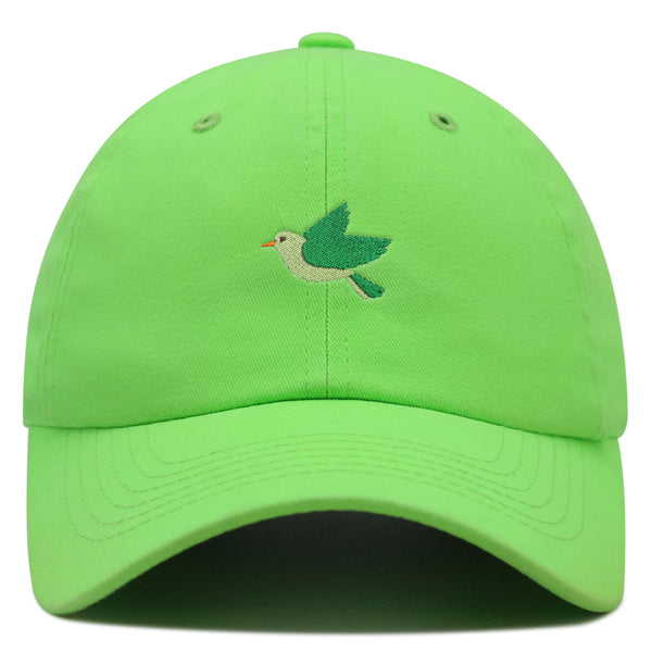 Bird  Premium Dad Hat Embroidered Baseball Cap Green