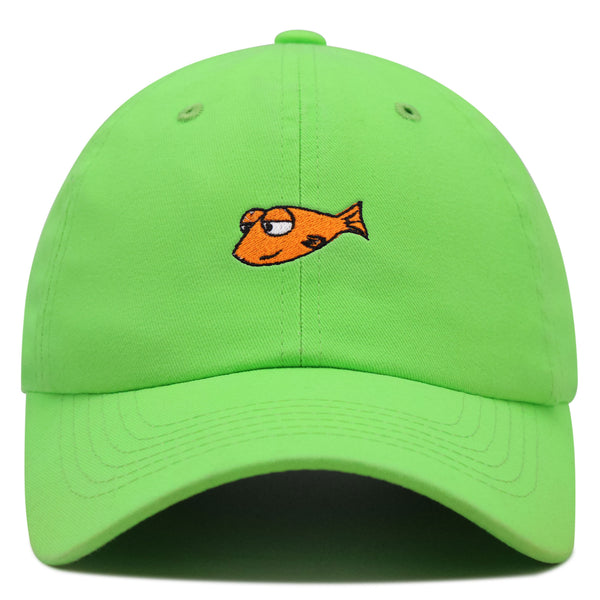 Funny Fish Premium Dad Hat Embroidered Baseball Cap Jokes Memes