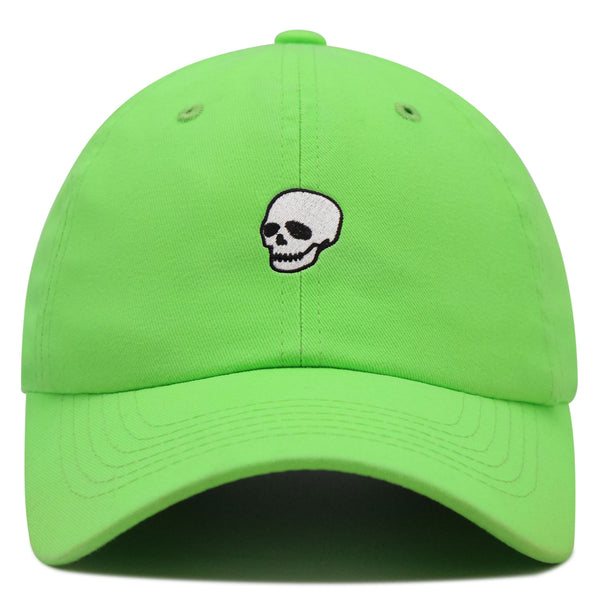 Skeleton  Premium Dad Hat Embroidered Baseball Cap Skull