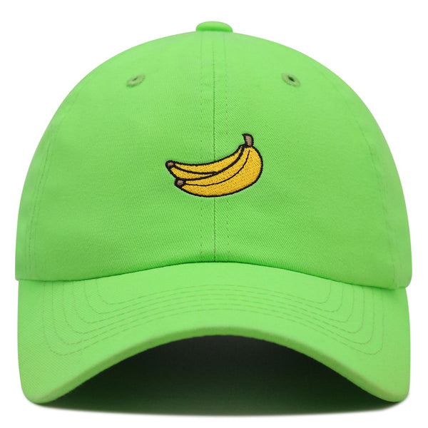 Banana Fruit Premium Dad Hat Embroidered Baseball Cap Monkey