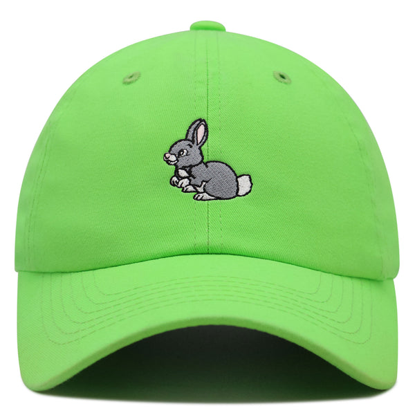 Rabbit Premium Dad Hat Embroidered Baseball Cap Cute